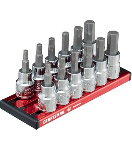 CRAFTSMAN Hex Bit and Torx Bit Socket Set, 1/4 and 3/8 Drive